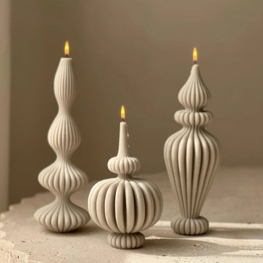 8-36cm Large Vase shaped candle silicone for Bedroom